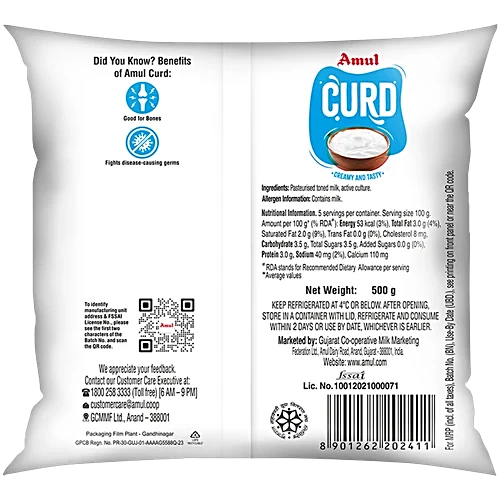 Amul Curd - Creamy & Tasty